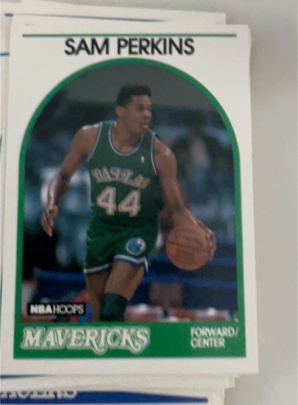 1989-90 NBA Hoops #286 Sam Perkins — front