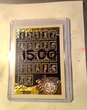 1993 Topps Black Gold Baseball Certified Winner Card — front