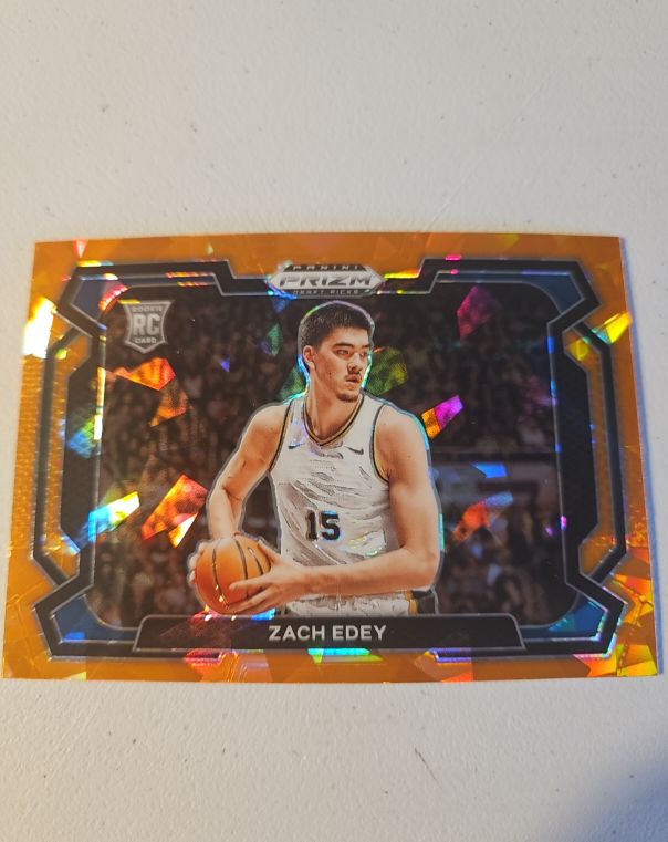 2024 Panini Prizm Draft Picks #1 Zach Edey — front