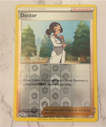 2021 Pokémon Sword & Shield Chilling Reign #134 Doctor — front