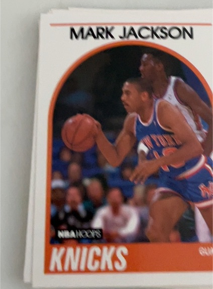 1989-90 Hoops #300 Mark Jackson — front