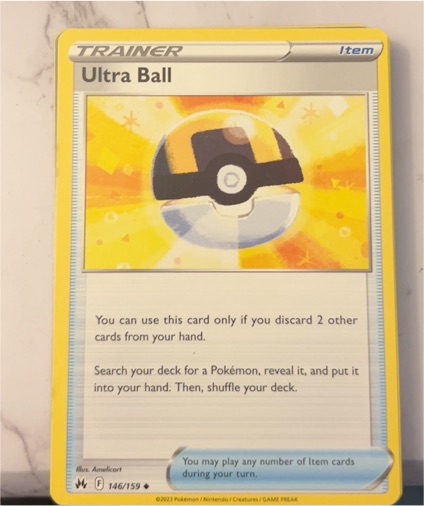 2023 Pokémon Crown Zenith #146 Ultra Ball — front