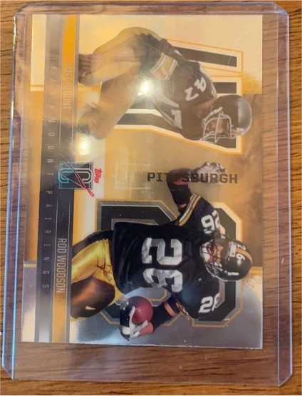 2024 Topps Signature Class Paramount Pairings #PP-19 Mel Blount & Rod Woodson — front