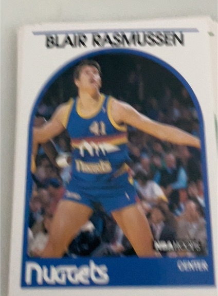 1989-90 Hoops #261 Blair Rasmussen — front