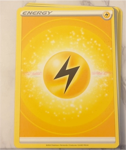 2022 Pokémon Lightning Energy Unnumbered — front