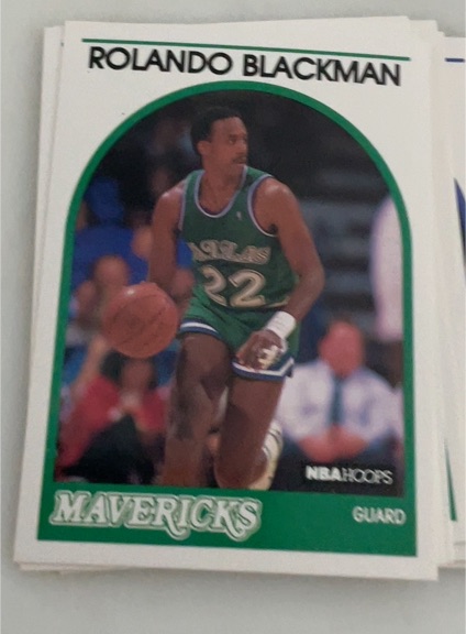 1989-90 Hoops #20 Rolando Blackman — front