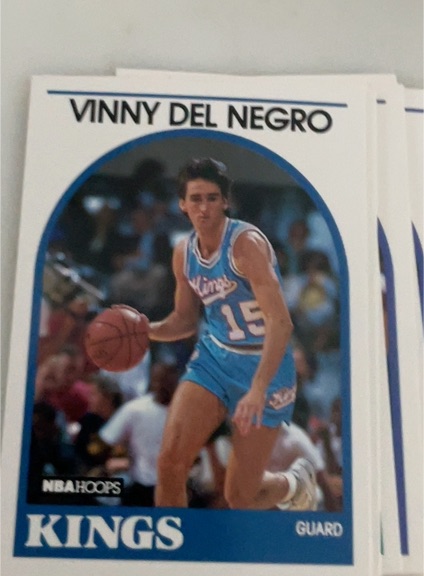 1989-90 Hoops #6 Vinny Del Negro — front
