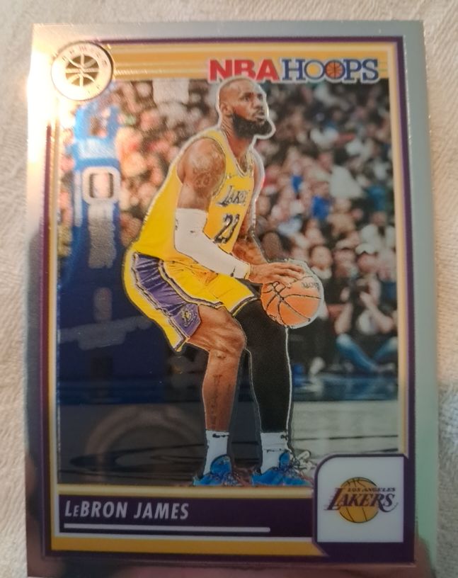 2023-24 Panini NBA Hoops Premium Stock #149 LeBron James — front
