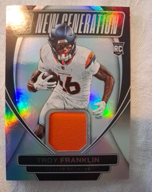 2024 Panini Totally Certified New Generation #NGJ-TFR Troy Franklin — front