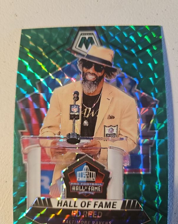 2024 Panini Mosaic #293 Ed Reed Hall of Fame — front
