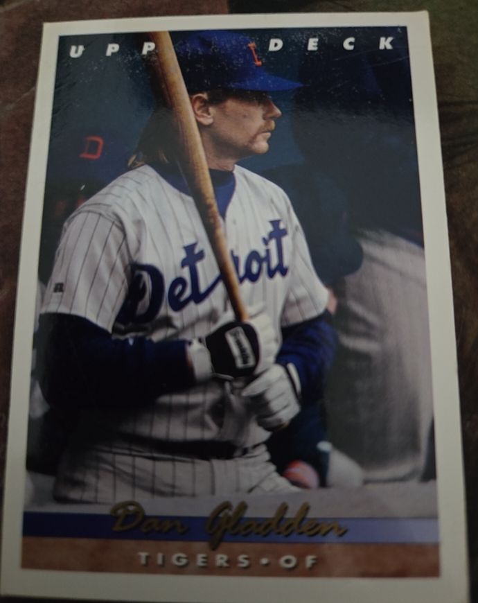1993 Upper Deck #251 Dan Gladden Detroit Tigers — front
