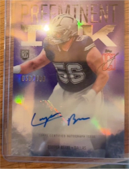 2024 Topps Signature Class Preeminent Ink #PI-CB Cooper Beebe — front