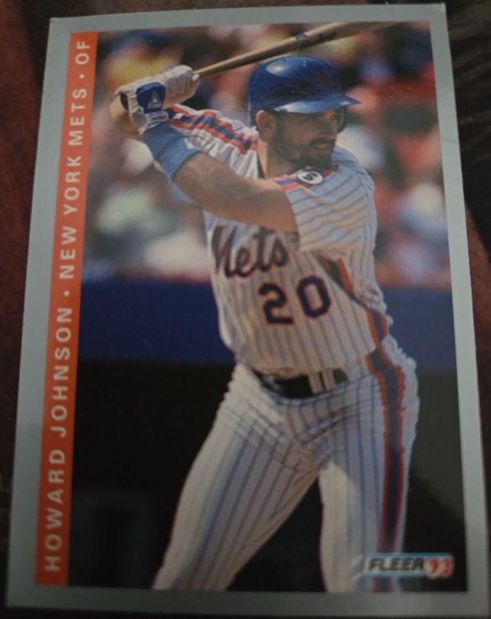 1993 Fleer #89 Howard Johnson — front