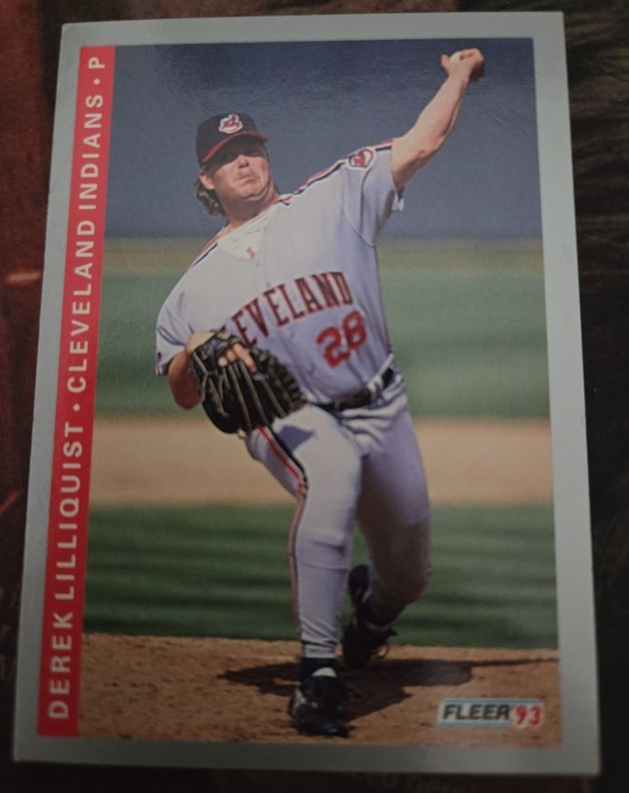 1993 Fleer #217 Derek Lilliquist Cleveland Indians — front