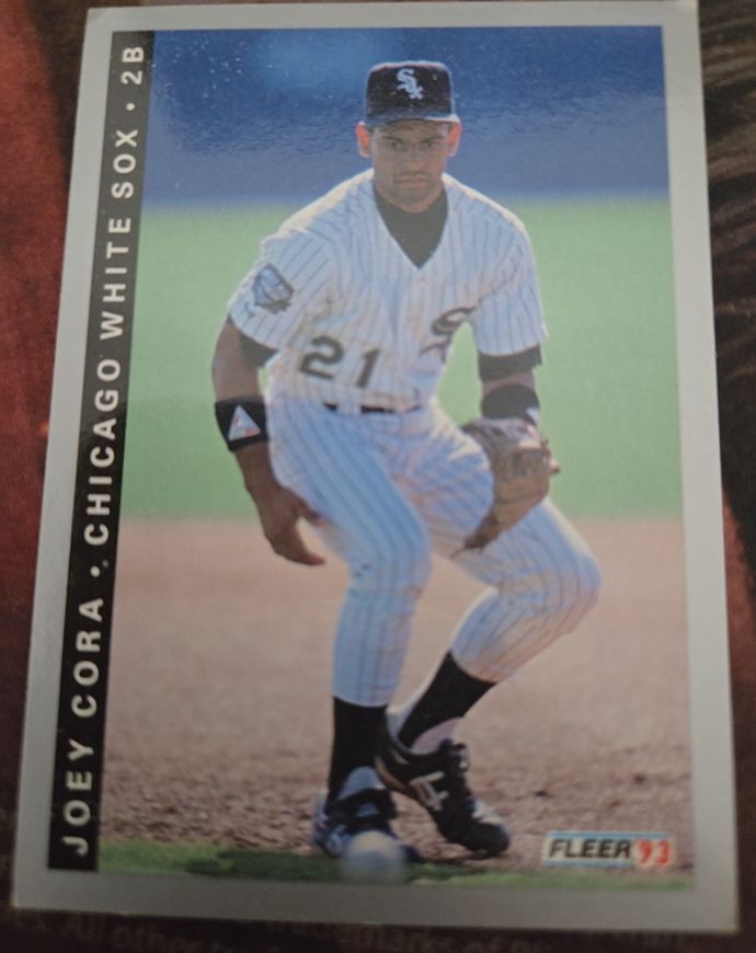 1993 Fleer #580 Joey Cora — front