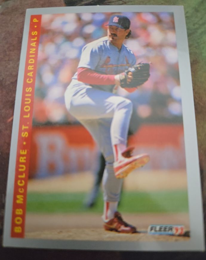 1993 Fleer #128 Bob McClure — front
