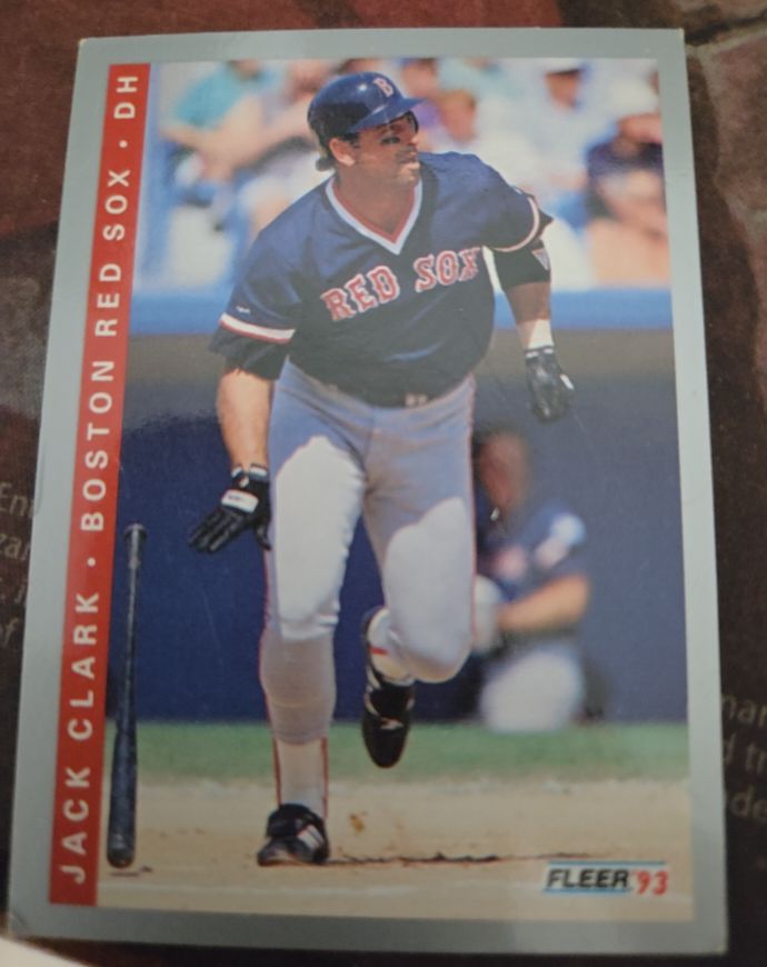 1993 Fleer #556 Jack Clark — front