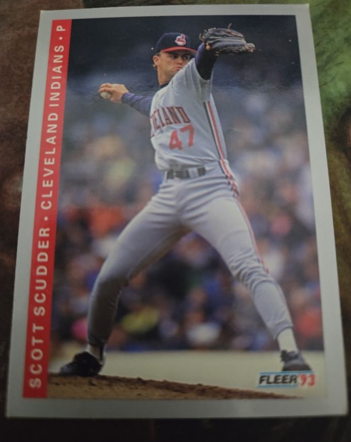 1993 Fleer #601 Scott Scudder — front