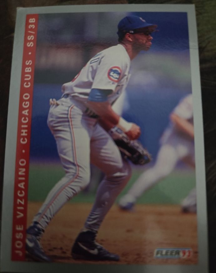 1993 Fleer #385 Jose Vizcaino — front