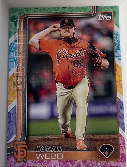 2025 Topps #242 Logan Webb — front