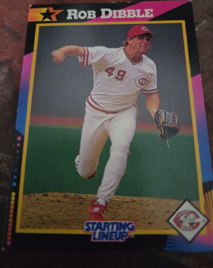 1992 Kenner Starting Lineup Rob Dibble — front