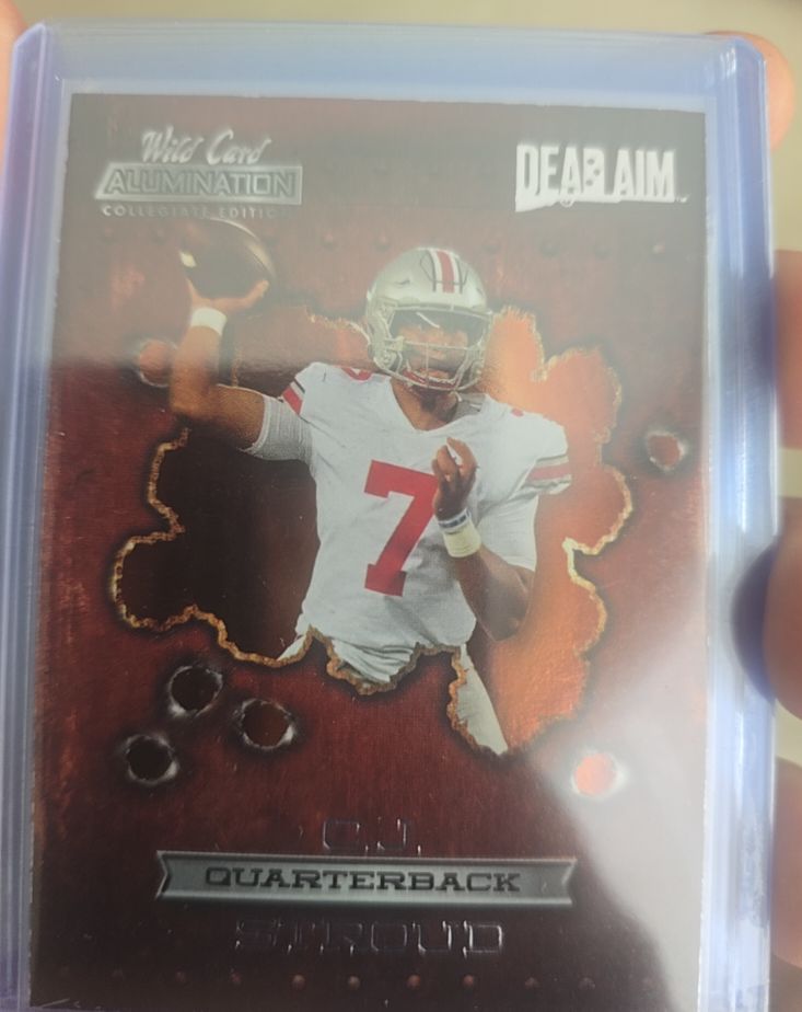 2021 Wild Card Alumination Dead Aim #ANDA-6 C.J. Stroud — front