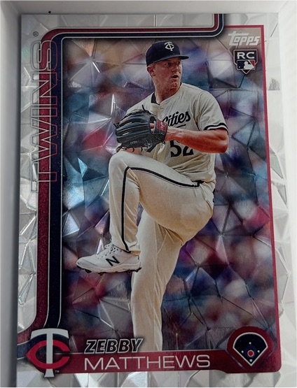2025 Topps #283 Zebby Matthews — front