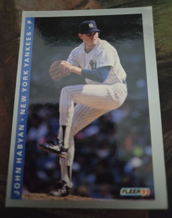 1993 Fleer #277 John Habyan — front