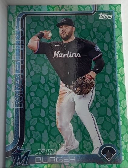 2025 Topps #330 Jake Burger — front