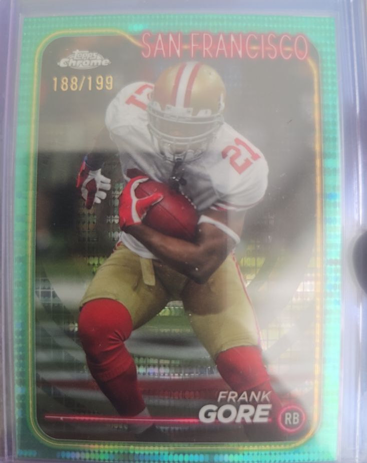2024 Topps Chrome #179 Frank Gore — front