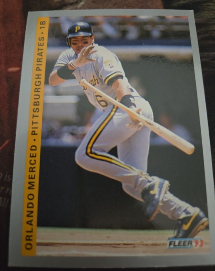 1993 Fleer #117 Orlando Merced — front