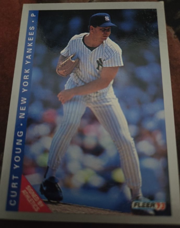 1993 Fleer #658 Curt Young — front