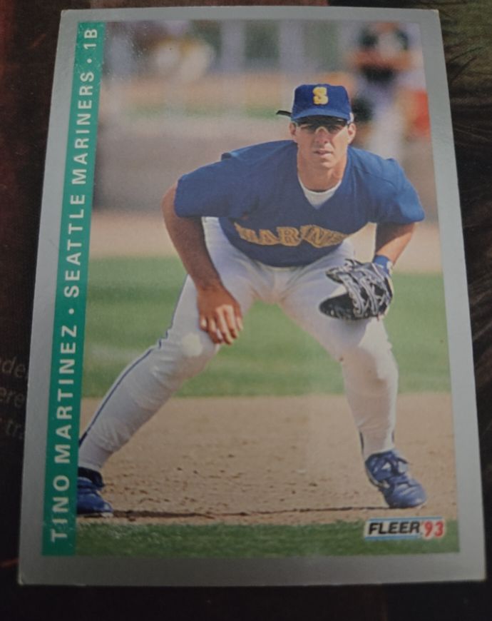 1993 Fleer #310 Tino Martinez — front