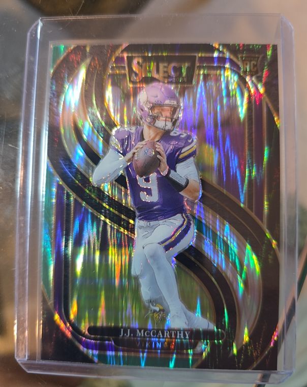 2024 Panini Select Premier Level #134 J.J. McCarthy — front