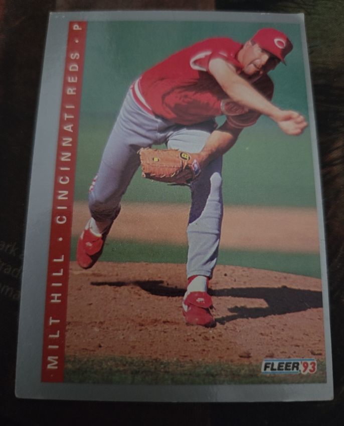 1993 Fleer #36 Milt Hill — front