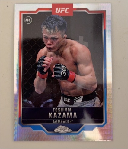 2025 Topps Chrome UFC #150 Toshiomi Kazama — front