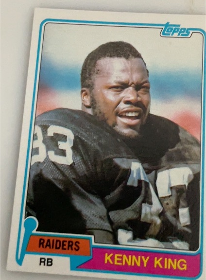 1981 Topps #329 Kenny King — front