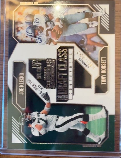 2024 Panini Contenders Historic Draft Class Joe Klecko / Tony Dorsett — front