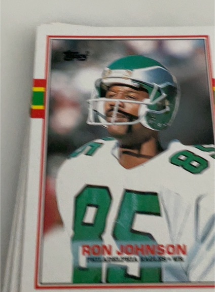 1989 Topps #117 Ron Johnson — front