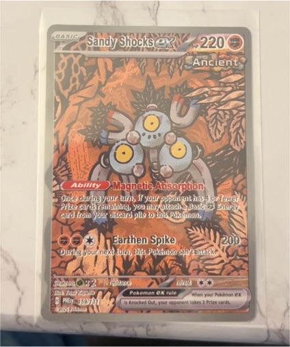 2025 Pokémon TCG Prismatic Evolutions #159 Sandy Shocks ex — front