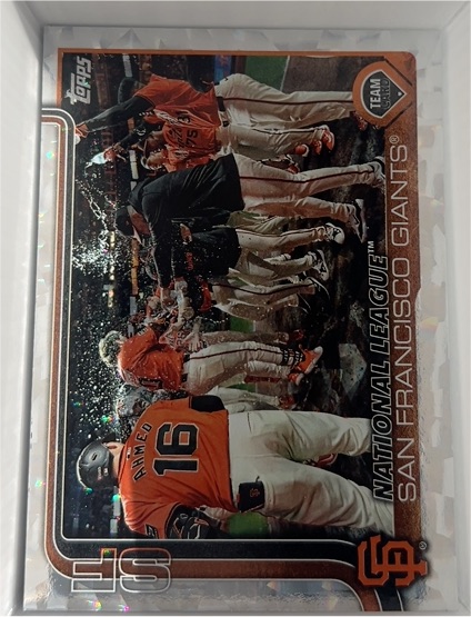 2025 Topps Series 2 #514 San Francisco Giants Team Card — front