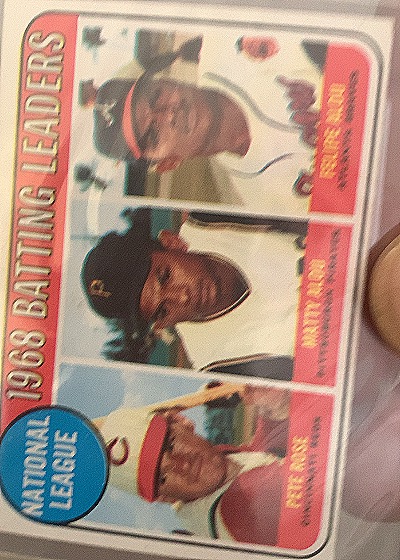 1969 Topps #2 NL Batting Leaders Pete Rose — front