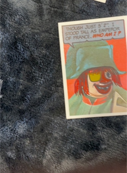 1967 Topps Who Am I? #10 Napoleon Bonaparte — front