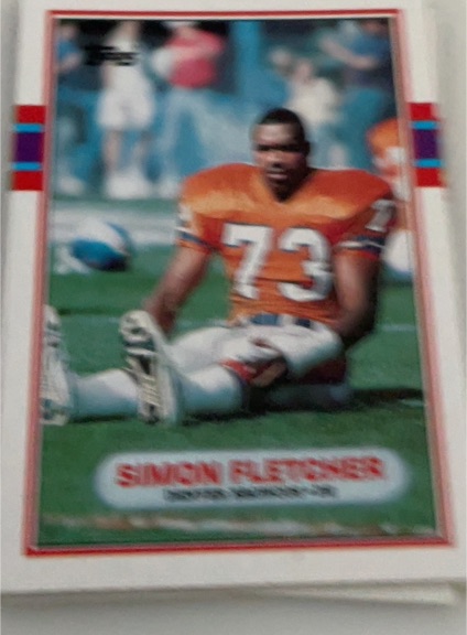 1989 Topps #249 Simon Fletcher — front