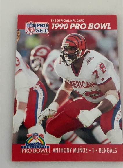 1990 Pro Set #361 Anthony Munoz — front