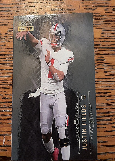 2021 Wild Card Matte #MBC-2 Justin Fields Rookie — front
