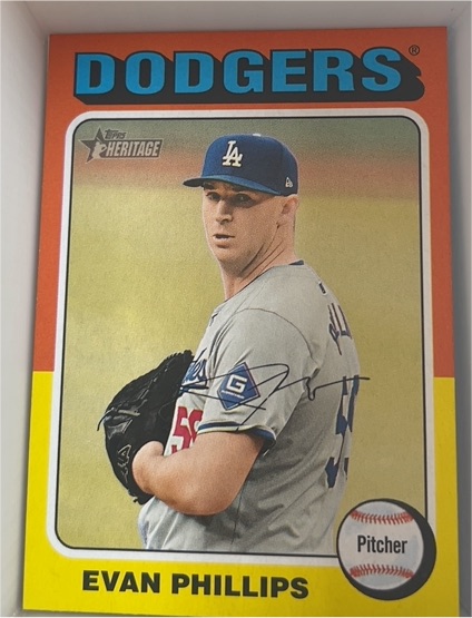 2024 Topps Heritage #516 Evan Phillips — front