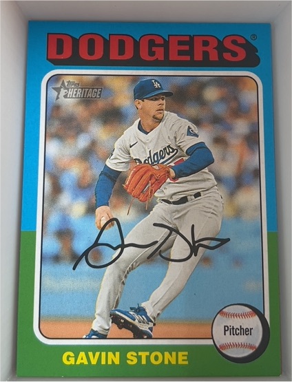 2024 Topps Heritage High Number #642 Gavin Stone — front