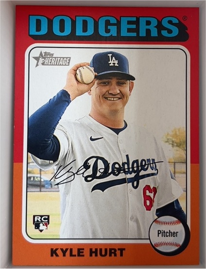 2024 Topps Heritage #609 Kyle Hurt — front
