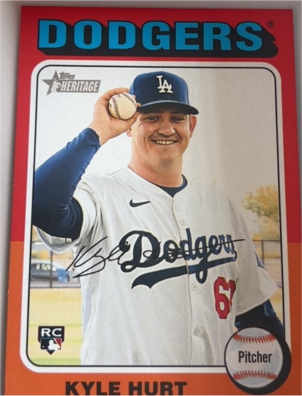 2024 Topps Heritage #609 Kyle Hurt — front